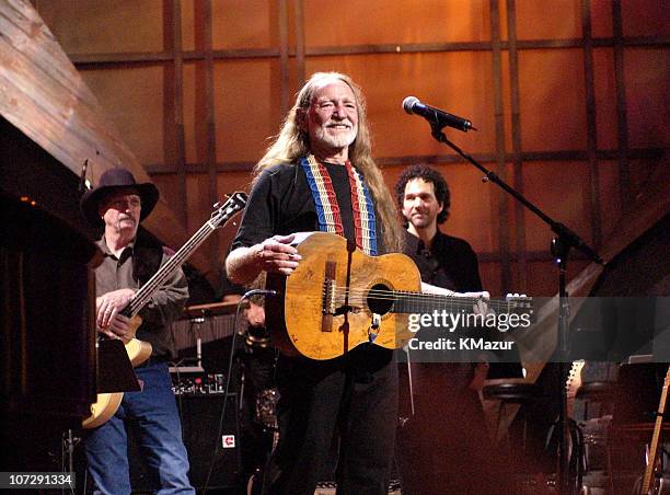 Willie Nelson during "Willie Nelson and Friends: Live and Kickin'" Premieres on USA Network May 26, 2003 - Show at Beacon Theatre in New York City,...