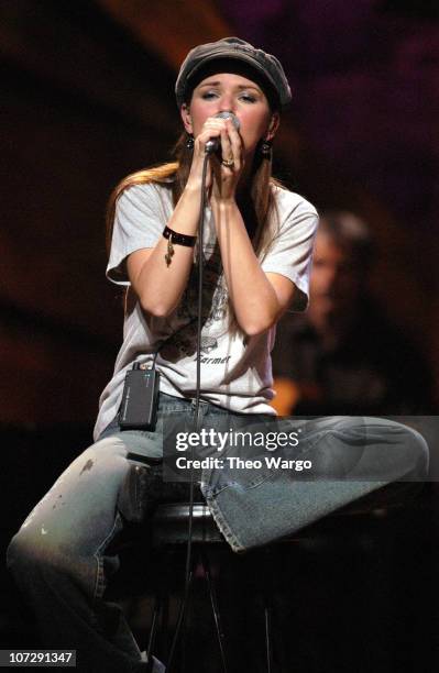 Shania Twain during "Willie Nelson and Friends: Live and Kickin'" Premieres on USA Network May 26, 2003 - Show at Beacon Theatre in New York City,...