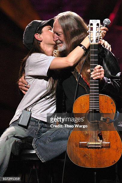 Shania Twain and Willie Nelson during "Willie Nelson and Friends: Live and Kickin'" Premieres on USA Network May 26, 2003 - Show at Beacon Theatre in...