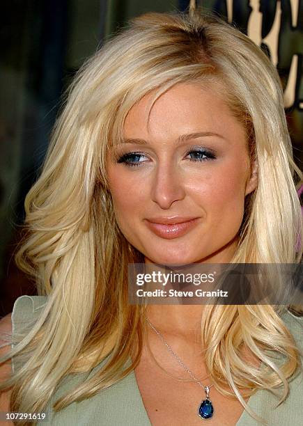 Paris Hilton during People's Liberation, Warner Bros. Pictures, and Kitson Celebrate Horror Thriller "House Of Wax" - Arrivals at Kitson in Beverly...