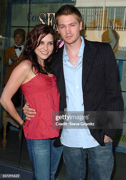 Sophia Bush and Chad Michael Murray during People's Liberation, Warner Bros. Pictures, and Kitson Celebrate Horror Thriller "House Of Wax" - Arrivals...