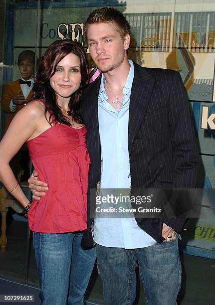 Sophia Bush and Chad Michael Murray during People's Liberation, Warner Bros. Pictures, and Kitson Celebrate Horror Thriller "House Of Wax" - Arrivals...