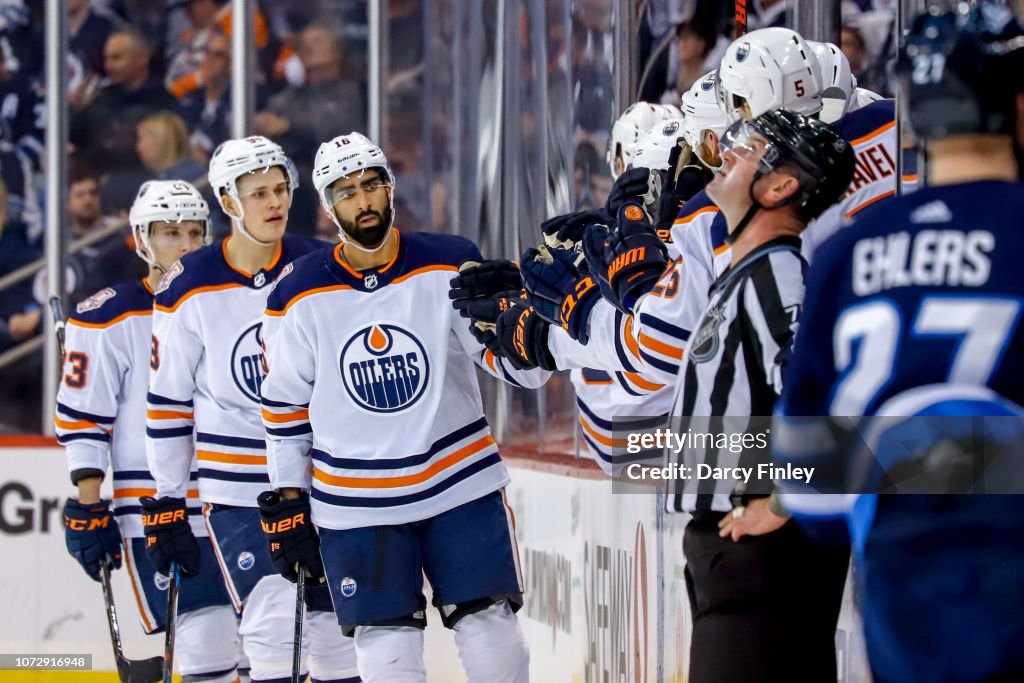 Edmonton Oilers v Winnipeg Jets