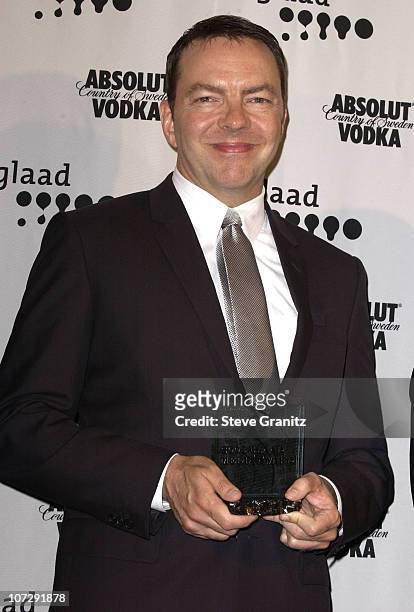 Alan Ball during The 14th Annual GLAAD Media Awards Los Angeles - Press Room at Kodak Theatre in Hollywood, California, United States.