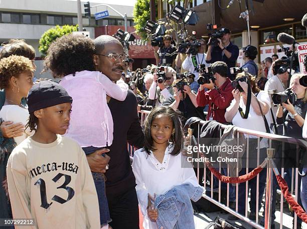 Eddie Murphy during "Daddy Day Care" Premiere Benefiting the Fulfillment Fund at Mann National - Westwood in Westwood, California, United States.