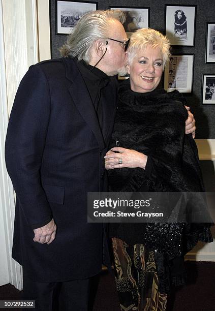 Marty Ingels and Shirley Jones. During Renee Taylor's One-Woman Stage Portrait "An Evening With Golda Meir" Premiere Engagement at The Canon Theater...