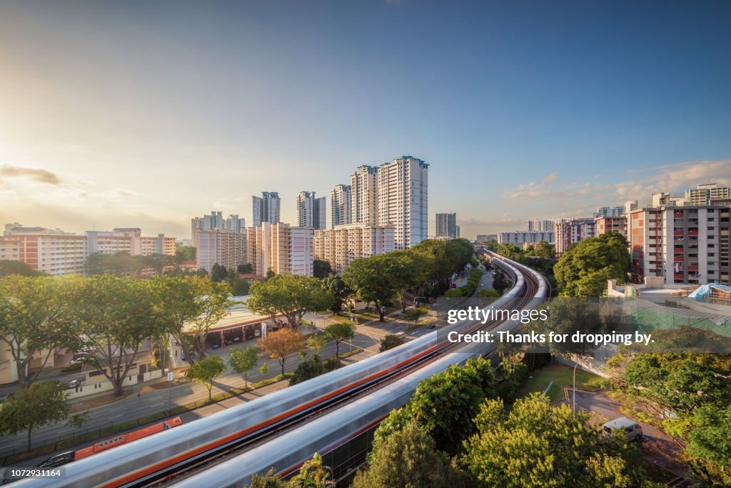 Singapore Urban Skyline