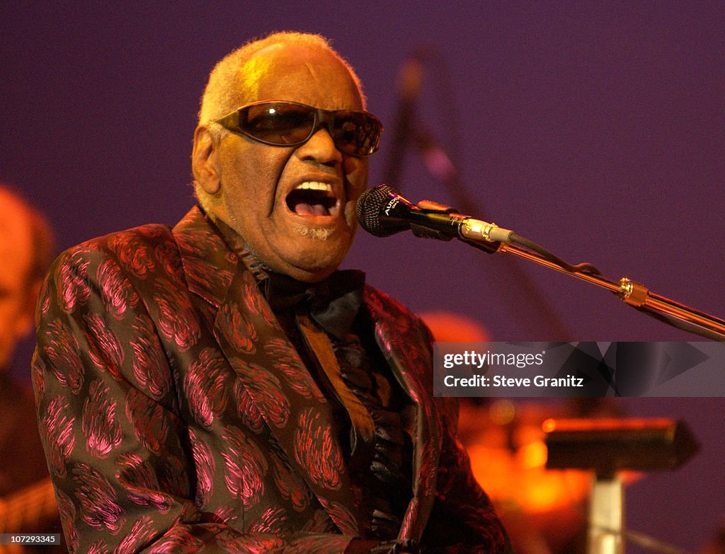 Ray Charles in Concert at the Greek Theatre for His 10,000th Performance - Los Angeles