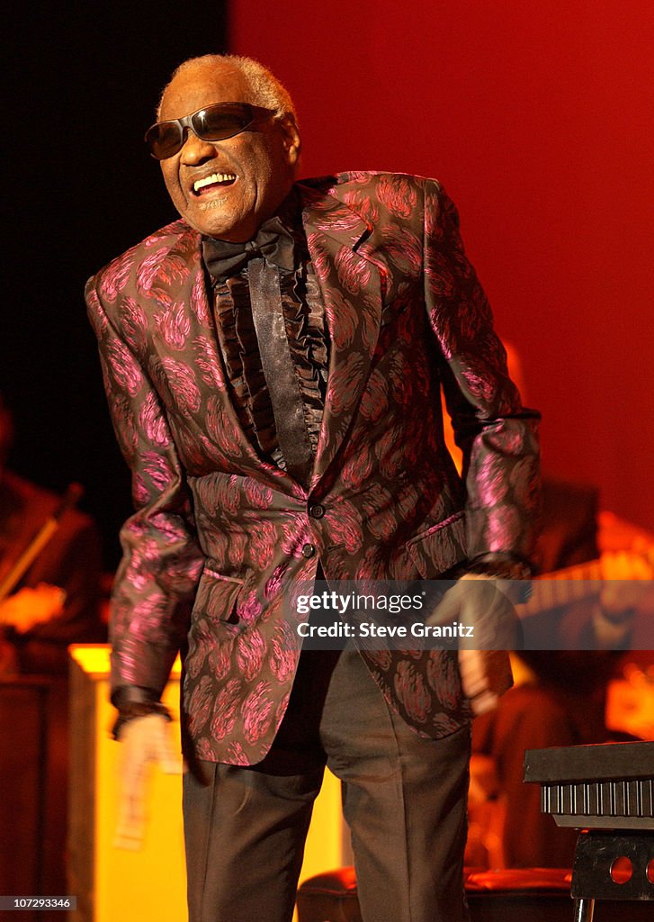 Ray Charles in Concert at the Greek Theatre for His 10,000th Performance - Los Angeles