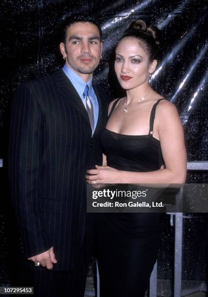 Actress Jennifer Lopez and husband Ojani Noa attend The Conga Room Grand Opening Celebration on February 23, 1998 at The Conga Room in Los Angeles,...