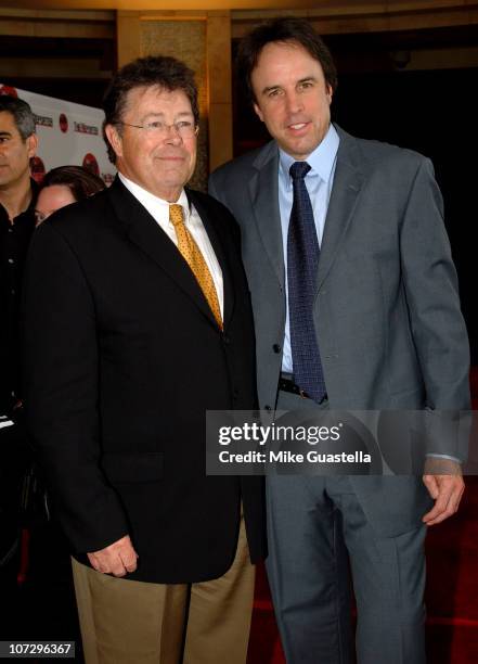 Robert J. Dowling, editor in chief/publisher of The Hollywood Reporter and Kevin Nealon