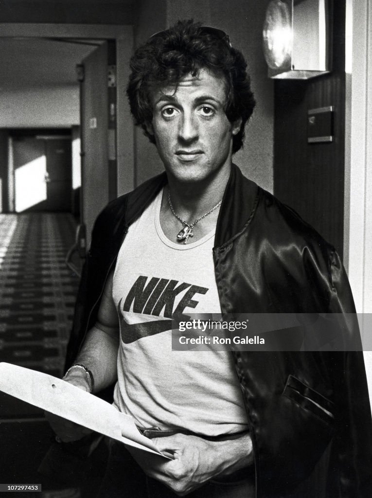 Frank Stallone and Sylvester Stallone Sighting at the Lee Canalito vs Curtis Whitner Boxing Match - July 6, 1982