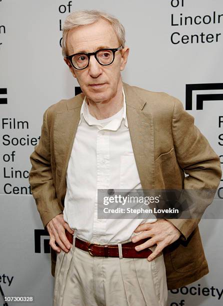 Woody Allen during The Film Society of Lincoln Center Presents "An Evening With Woody Allen" and a Special Screening of His Latest Film "Match Point"...