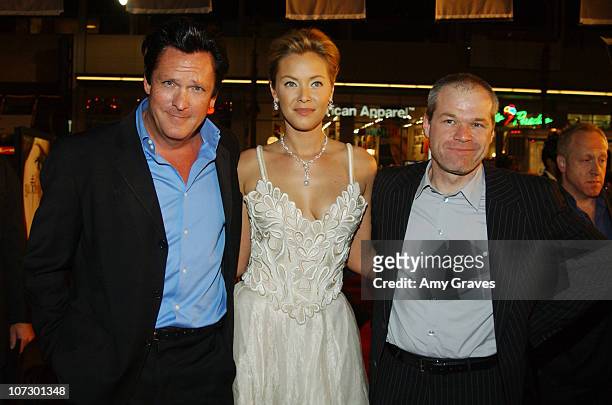 Michael Madsen, Kristanna Loken and Uwe Boll, producer/director