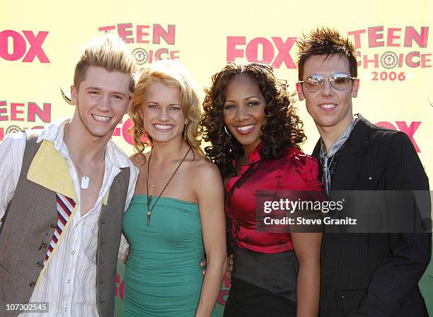 Travis Wall, Heidi Groskreutz, Donyelle Jones and Benji Schwimmer of "So You Think You Can Dance"