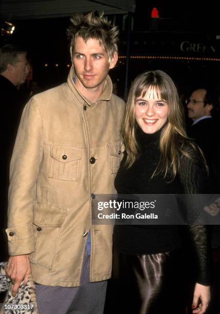 Alicia Silverstone and Christopher Jarecki during "The Talented Mr. Ripley" Los Angeles Premiere at Mann Village Theatre in Westwood, California,...