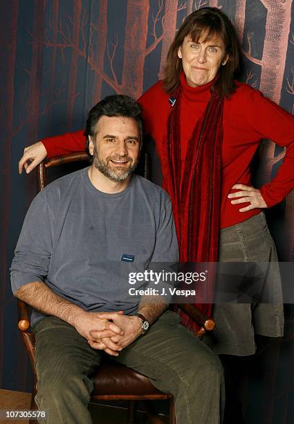 Steve Skerovan and Henriette Mantel during 2006 Sundance Film Festival - "An Unreasonable Man" Portraits at HP Portrait Studio in Park City, Utah,...