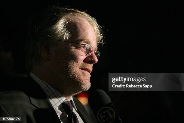 Philip Seymour Hoffman during 21st Annual Santa Barbara International Film Festival - The Riviera Award Honoring Phillip Seymour Hoffman at Marjorie...