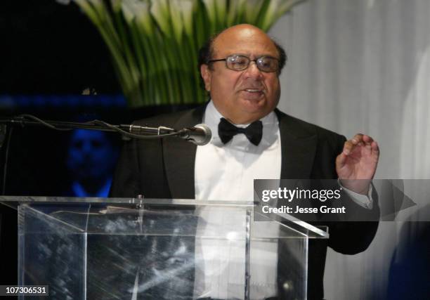 Danny DeVito during 3rd Annual Alfred Mann Foundation Innovation and Inspiration Gala Honoring Richard and Nancy Riordan at Mann Estate in Beverly...