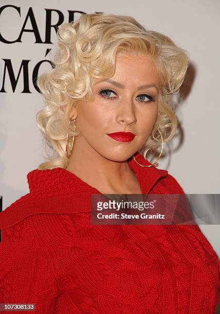 Christina Aguilera during Justin Timberlake Celebrates the Release of His Album "Futuresex/Lovesounds" at Miauhaus Studios in Los Angeles,...