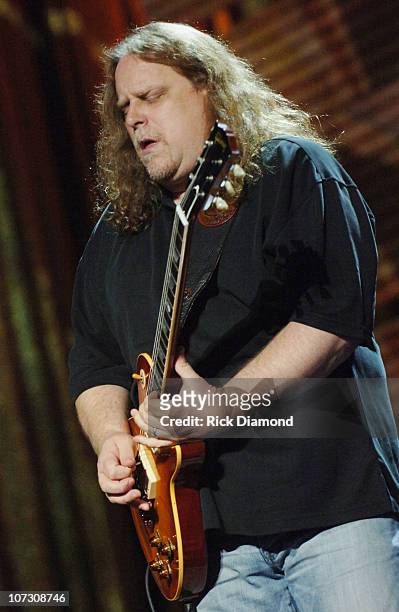 Warren Haynes of Gov't Mule during Farm Aid 2006 - Presented by Silk Soymilk - Concert at Tweeter Center at the Waterfront in Camden, New Jersey,...