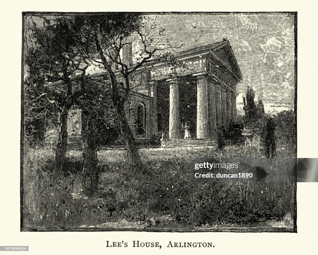 Arlington House, home of General Robert E. Lee, 19th Century