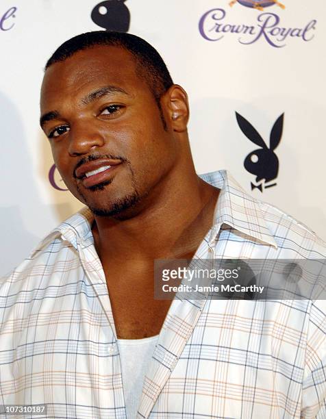 Dwight Freeney during The Crown Royal Playboy Club on Derby Eve Hosted by The 2006 Playboy Playmate of The Year at Felt Nightclub in Louisville,...