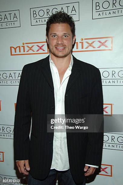 Nick Lachey during Borgata Hotel Casino & Spa Hosts Fight Weekend After Party at MIXX Nightclub in Atlantic City, New Jersey, United States.