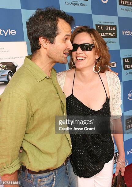 Peter Dent and Catherine Dent during 2006 Los Angeles Film Festival - "Who Killed The Electric Car" Screening at Landmark Regents Theater in...