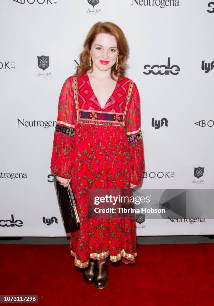 Jennifer Stone attends the 2nd annual Scale Management Holiday Party on December 13, 2018 in Los Angeles, California.