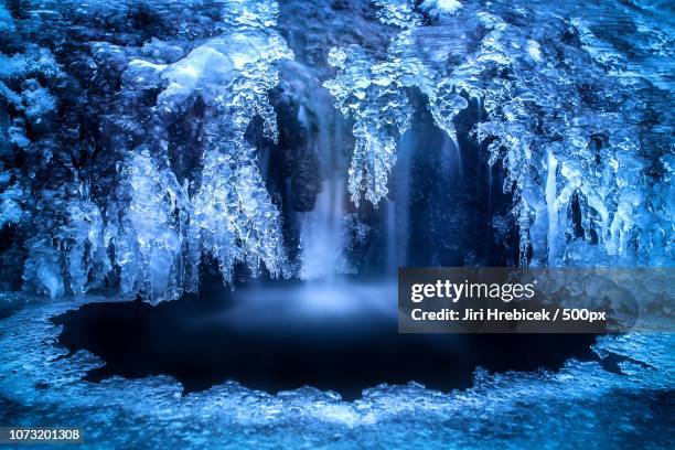 Frozen Waterfall High-Res Stock Photo
