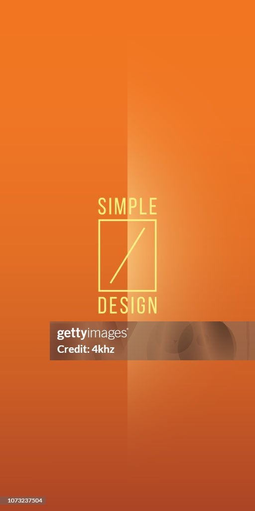 Basic Orange Minimal Elegant Crease Line Pattern Vector Background High ...