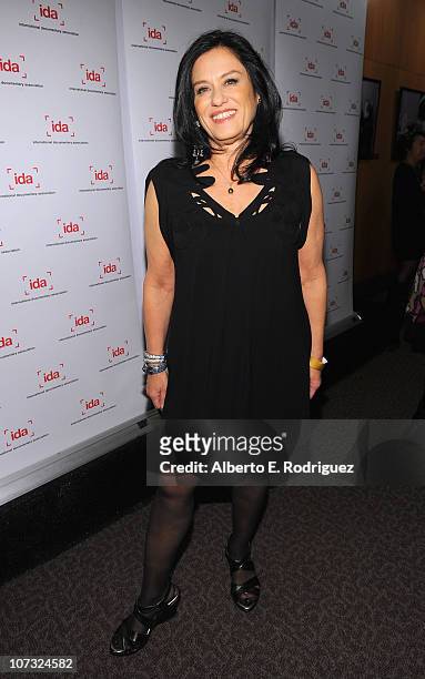 Director Barbara Kopple arrives at the International Documentary Association's 26th annual awards ceremony at the Directors Guild Of America on...