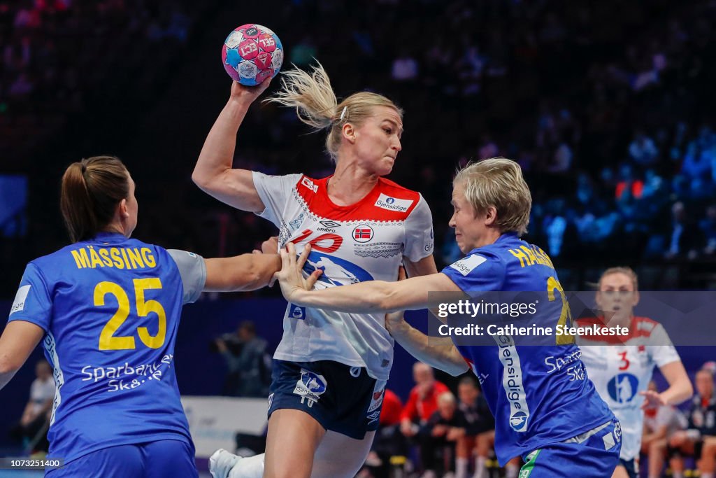 Sweden v Norway - EHF Women's Euro 2018
