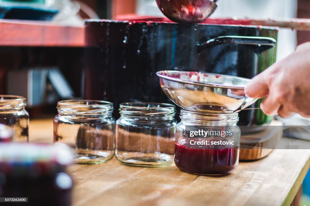 Making Homemade Jam