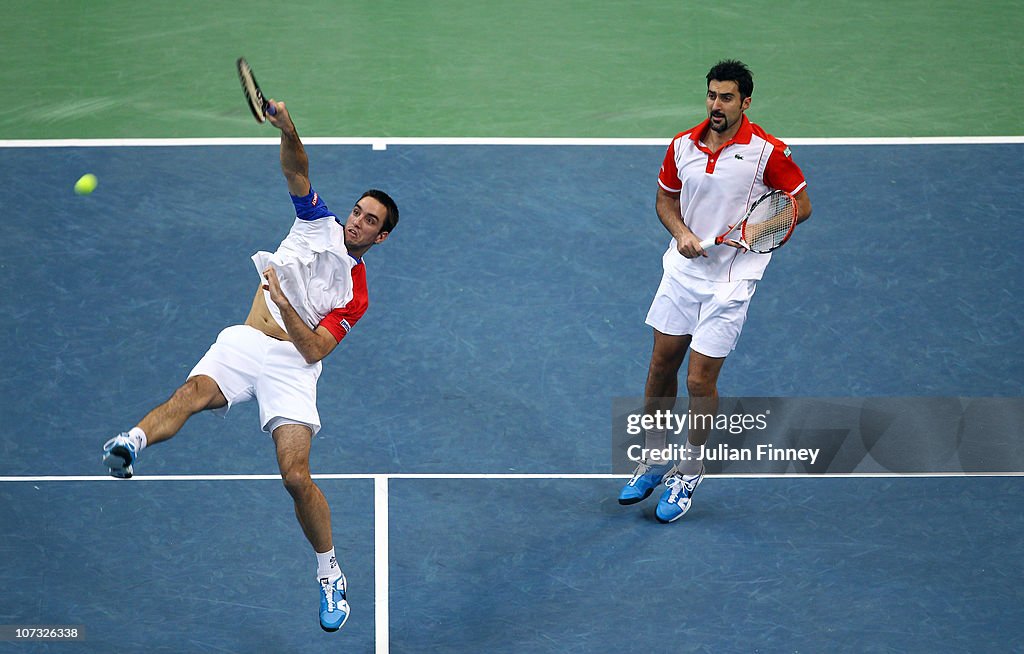 Serbia v France - Davis Cup World Group Final - Day Two