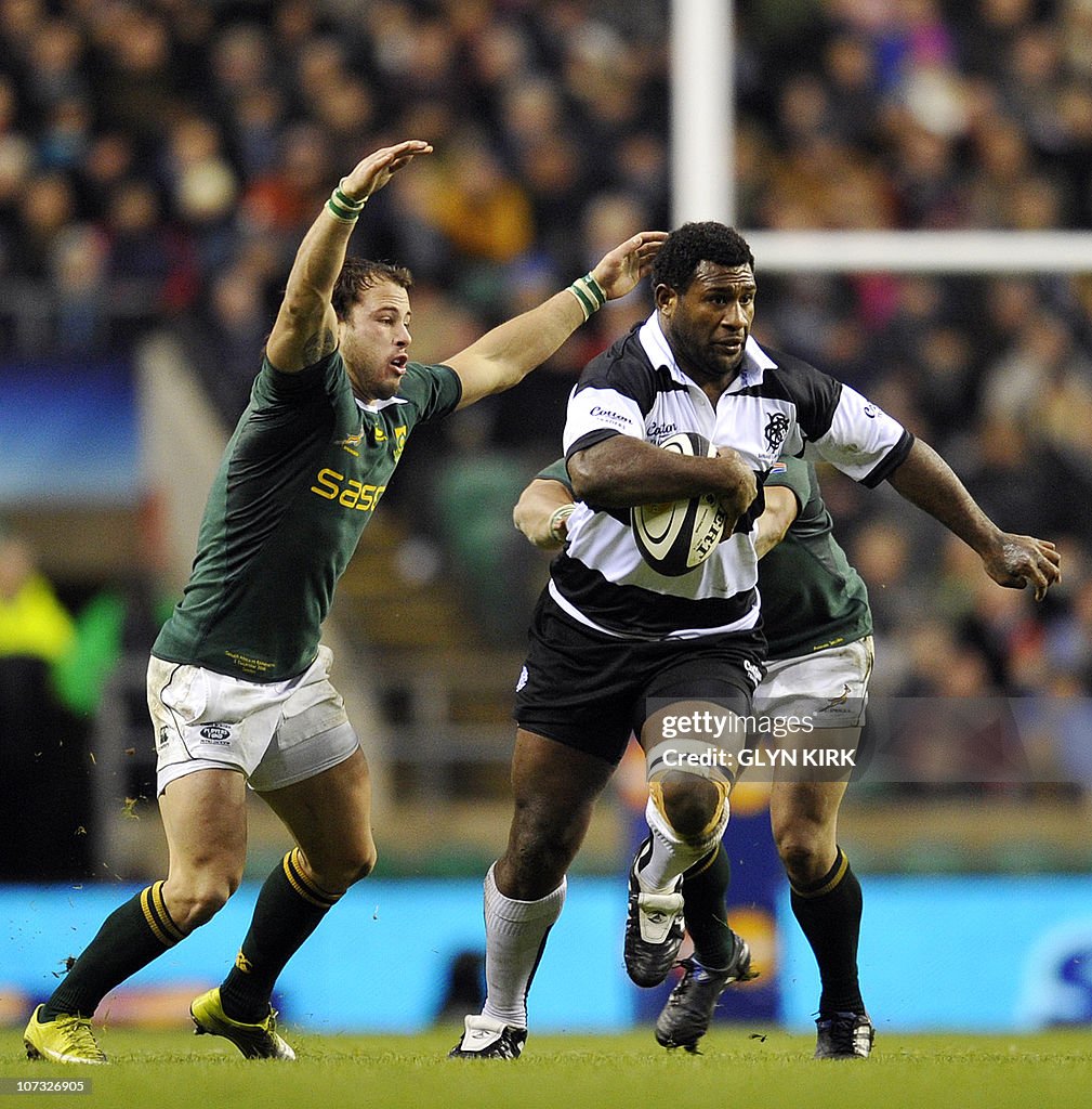 Seru Rabeni Barbarians Fijian Replacement Seru Rabeni vies with South Africa's ...