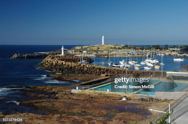 wollongong harbour precinct, wollongong, new south wales, australia - wollongong stock pictures, royalty-free photos & images