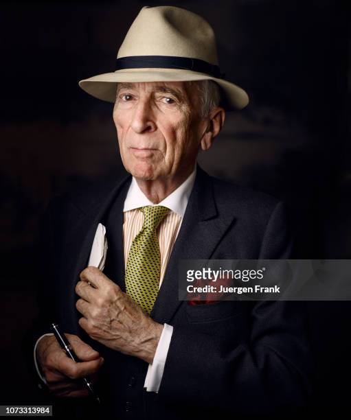 Author Gay Talese is photographed for Icon on January 26, 2016 in New York City.