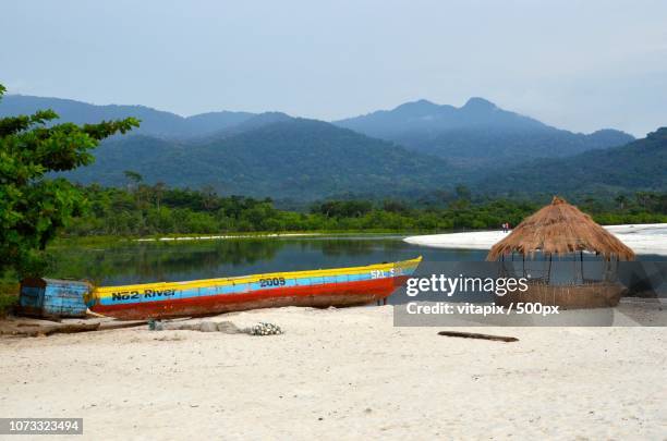 no 2 river beach - sierra leone beach stock pictures, royalty-free photos & images