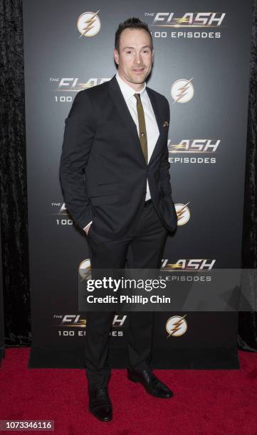 The Flash" actor Chris Klein attends the red carpet at "The Flash" 100TH Episode Celebration at the Commodore Ballroom on November 17, 2018 in...