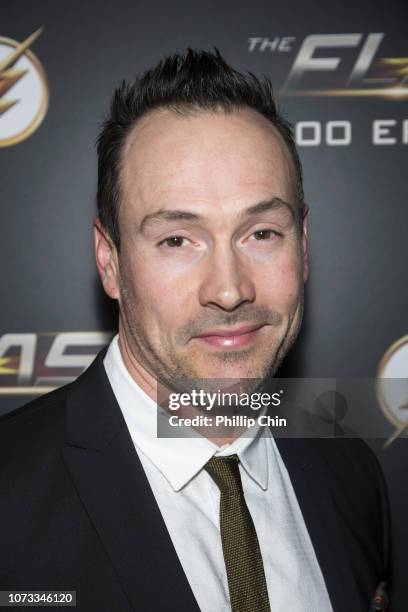 The Flash" actor Chris Klein attends the red carpet at "The Flash" 100TH Episode Celebration at the Commodore Ballroom on November 17, 2018 in...