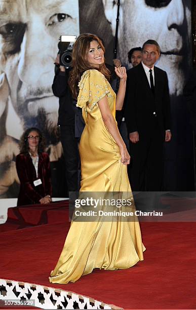 Actress Eva Mendes attends the Tribute to the French Cinema during the 10 th Marrakech Film Festival on December 4, 2010 in Marrakech, Morocco.