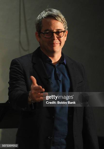 Actor Matthew Broderick performs a reading of Truman Capote's "A Christmas Memory" at St Peter's Episcopal Church on December 14, 2018 in Morristown,...