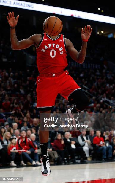 Miles of the Toronto Raptors dunks the ball against the Portland Trail Blazers at Moda Center on December 14, 2018 in Portland, Oregon.NOTE TO USER:...