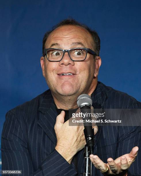 Comedian Tom Papa performs during his appearance at The Ice House Comedy Club on December 14, 2018 in Pasadena, California.