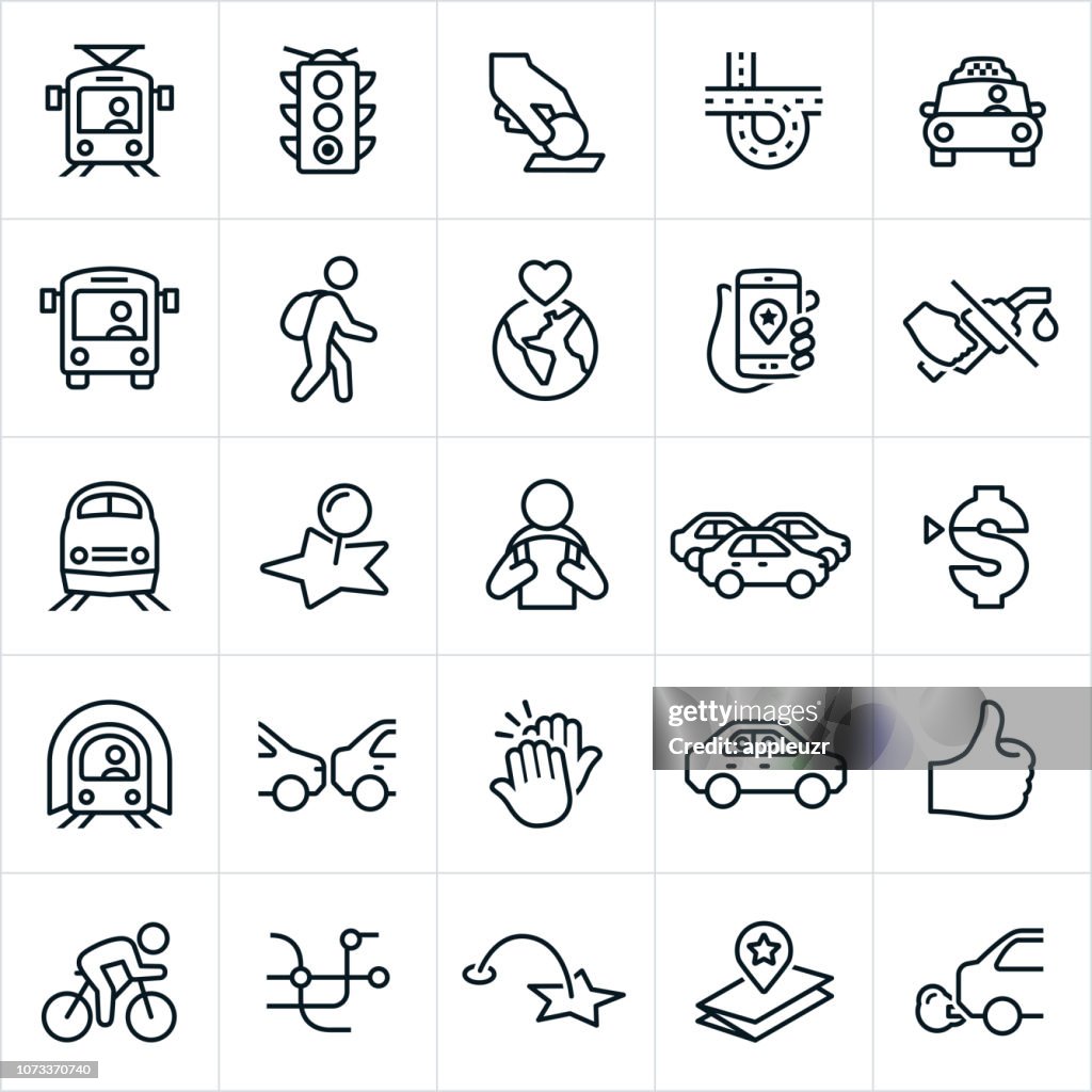 Public Transit Icons