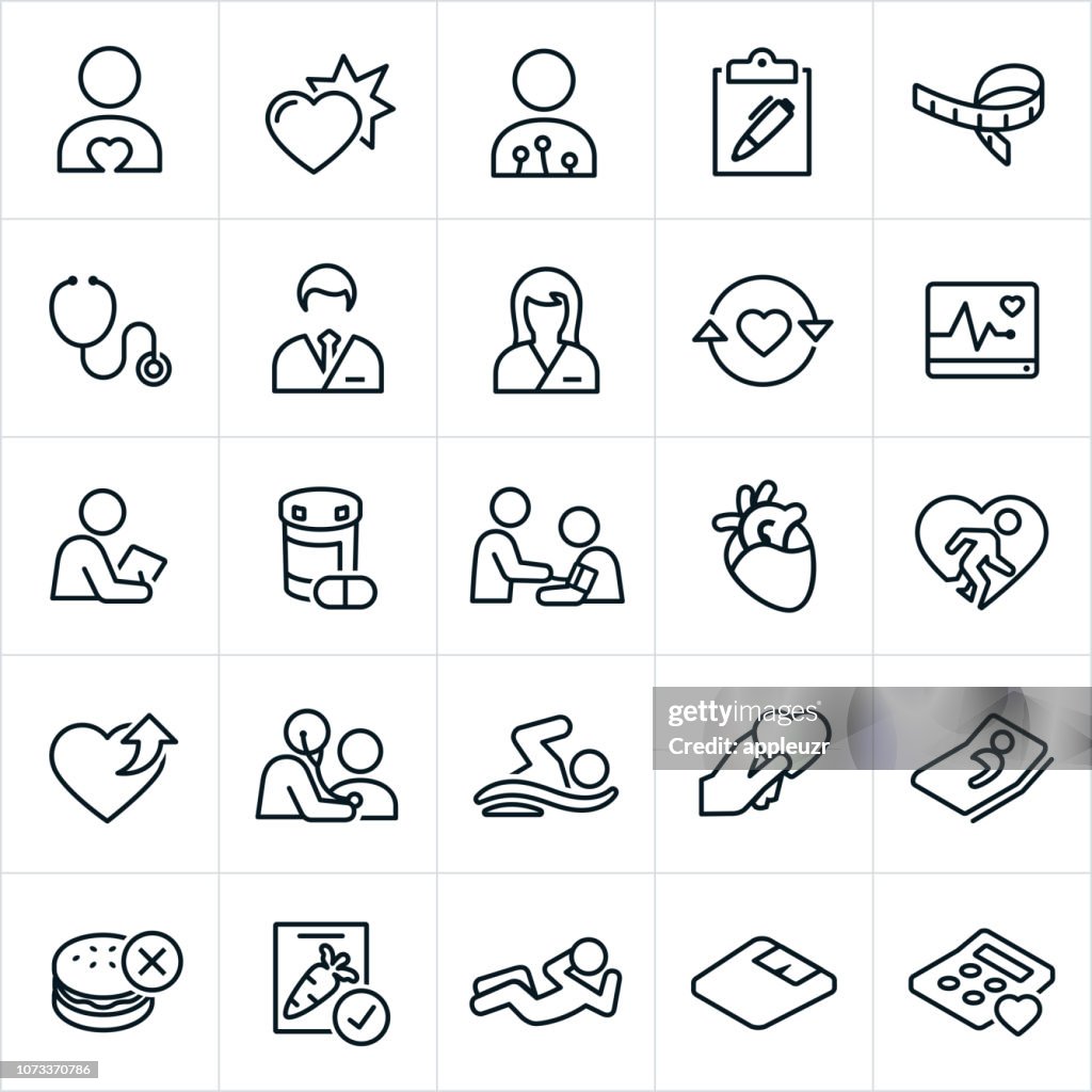 Ícones de Cardiologia