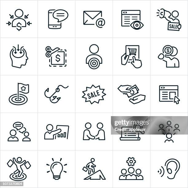 marketing-symbole - verkaufen stock-grafiken, -clipart, -cartoons und -symbole