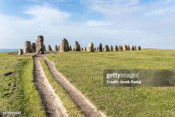 ales stenar stones - ale stock pictures, royalty-free photos & images